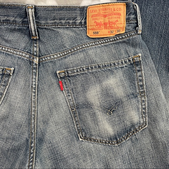 Levi's 559 Jeans Vintage Denim Jeans 32X30 - Picture 3 of 8